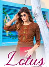Kanasu Lotus Vol 2 Blueberry Rayon Kurtis Catalog
